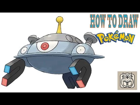 How to draw POKEMON Magnezone step by step