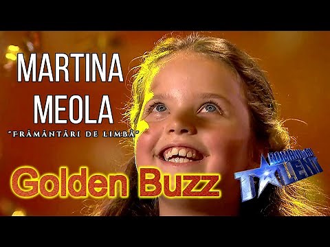 Romanii Au Talent 2022 Martina Meola Golden Buzz de la Smiley si Pavel! "Framantari de limba" PART.1