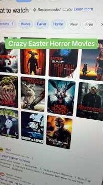Crazy Easter Horror Movies