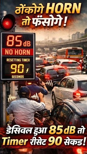 Mumbai Traffic Police Installed a Decibel MeterHonk More, Wait Longer!