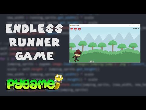 ASMR Programming - Coding an Endless Runner Game in Python and Pygame