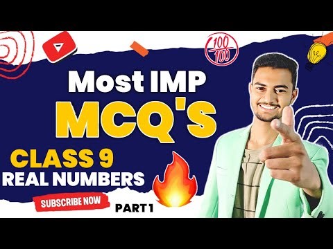 Real Numbers MCQs Class 9 | Class 9 Maths | Important Questions with solutions | MD Sir