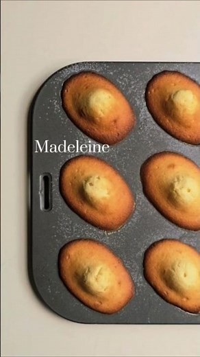 마들렌 처음이세요? 이 레시피부터 시작! 기본 마들렌. Easiest Madeleine recipe