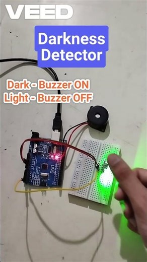 Arduino Darkness Detector #arduino #iot #diy