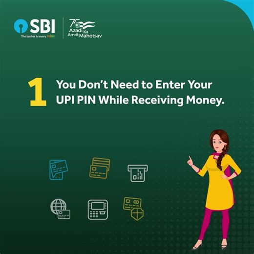 3.8K views · 318 reactions | Always remember these UPI security Tips while using or making UPI transactions. Stay Alert & #SafeWithSBI. #SBI #AmritMahotsav #CyberSafety #CyberSecurity #StayVigilant #staysafe | State Bank of India | Facebook