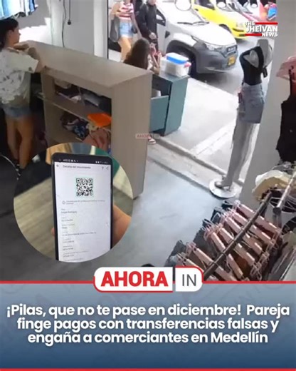 Comerciantes del barrio Francisco Antonio Zea, en Medellín, denunciaron la presencia de una pareja que estaría recorriendo locales para realizar compras y posteriormente fingir el pago mediante supuestas transferencias bancarias falsas. El caso fue expuesto por vecinos y afectados, que advierten que los dos implicados han repetido el mismo modus operandi en varios establecimientos de la zona. Según los testimonios, la pareja llega a los negocios, selecciona productos y, al momento de pagar, aseg