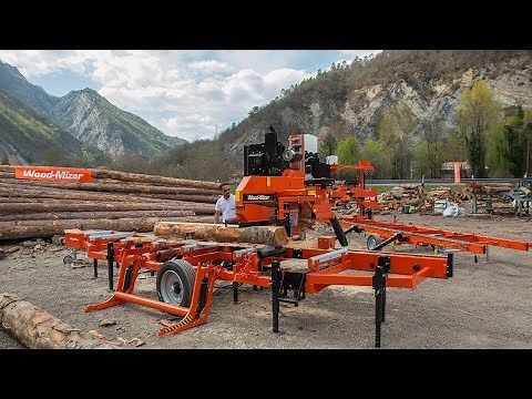 Wood-Mizer LT20 WIDE Mobile Sawmill Premiers at French Customer Days | Wood-Mizer Europe