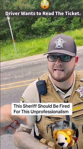 Sheriff Threatens Driver During Traffic Stop #police #cops #lawenforcement #reaction