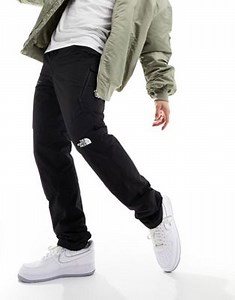 The North Face Exploration Winter insulated regular fit tapered cargo trousers in black | ASOS