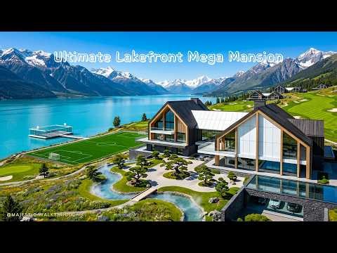 Inside a Mountain Lake Mega Mansion Compound Concept | Luxury Conceptual Estate Tour
