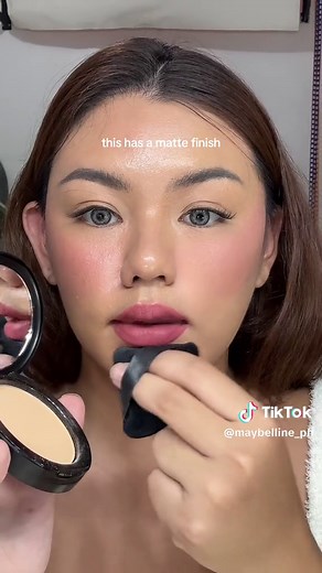 Babelline @Anj loves this #PaStarPowder ⭐️ for its matte and poreless finish🤩 Get your #FitMeCompactPowder for only 249!✨ #MaybellinePH