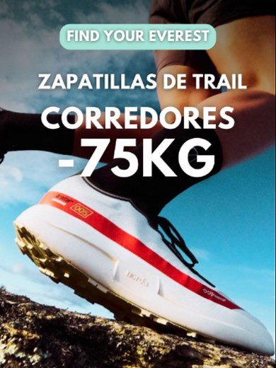 Zapatillas trail para corredores