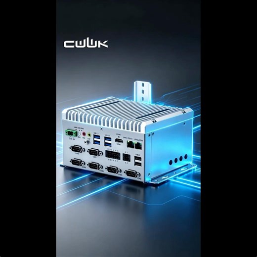 CWWK i5-8265U Fanless Industrial PC 2 x Gigabit LAN 6 x RS232 COM GPIO 4USB3.2 9-36V i3 i5 i7