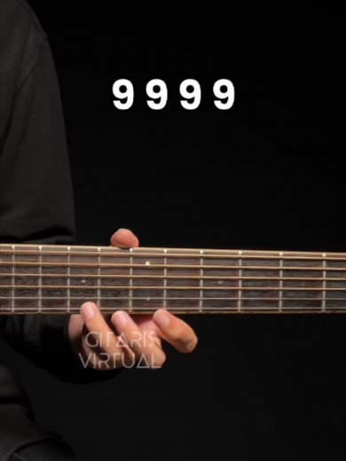 Dance Monkey single string guitar tutorial (easy 1-string)
