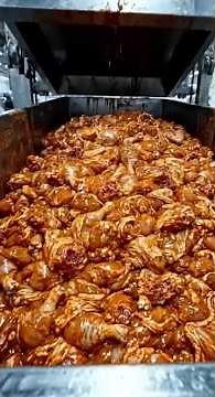 How KFC Fried Chicken Is Made In Factories (Inside the Automated Process)#viral #food #farming