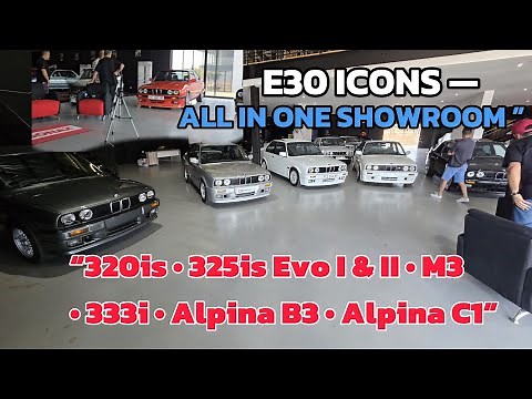 RAREST BMW E30 Lineup EVER Seen! M3, 333i, 320is & Alpina Legends Together