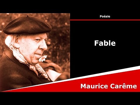 Fable - Poésie - Maurice Carême