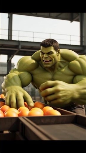 Hulk’s Mega Mango Juice Factory: The Ultimate Fruit Processing Process! #shorts #shortsfeed
