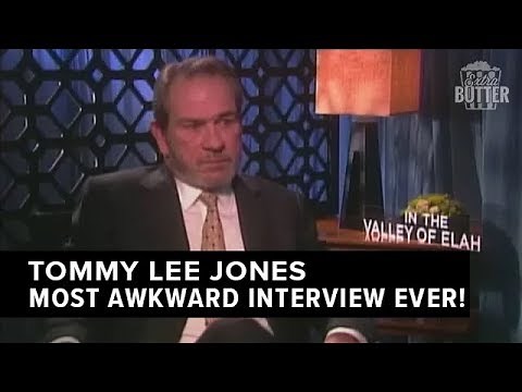Tommy Lee Jones Most Awkward Interview Ever | Extra Butter