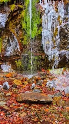 Canyon Waterfall - Hiking ASMR - Real Sound - Nature Adventure