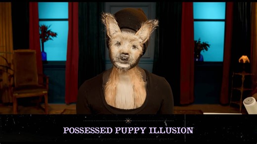 Adorable puppy Halloween makeup for festive fun