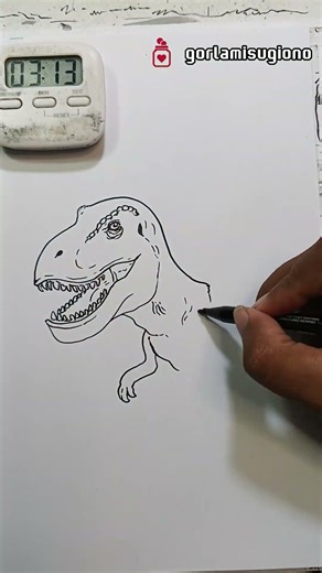 Gambar Anomali Traktoro Dinosahuro dalam 5 menit #brainrot #anomali #drawing