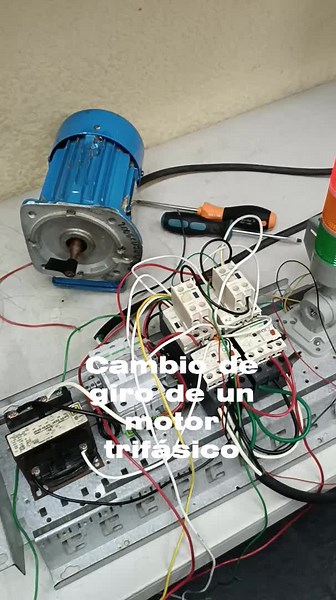 Cambio de giro en motores trifásicos
