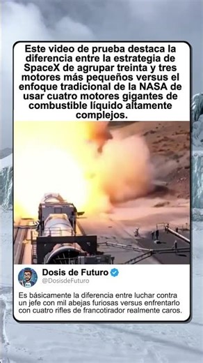 MOTORES SPACEX VS NASA
