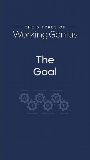 6 Types of Working Genius: The Goal | Patrick Lencioni
