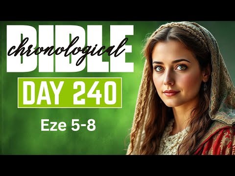 Day 240 Ezekiel 5-8 | One Year Chronological Audio Bible | Soothing Music & Voice | Mary Avatar