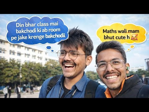Vlog Day-10 | Din Bhar Class Ki Bakchodi 😜 | Maths Wali Mam Cute Hai 🥰 | College Vibes