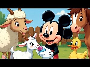 Mickey Mouse Petting Zoo Adventure | Fun Farm Animals & Kids Learning Video