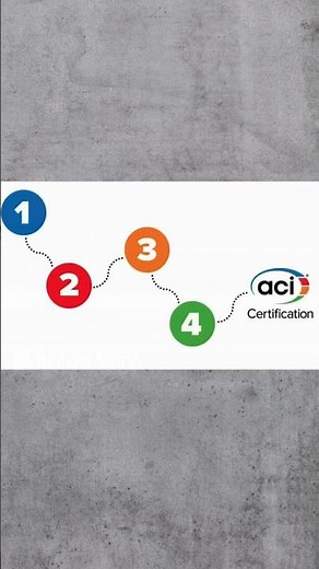 ACI Certification in 4 Easy Steps! #construction #concrete