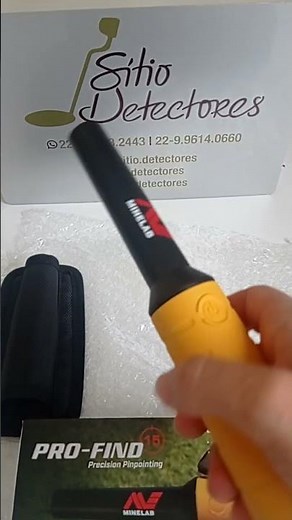 PRÓ-FIND 15 PINPOINT MINELAB - DETECTOR DE METAL PRO FIND 25 ‪@SITIODETECTORES‬
