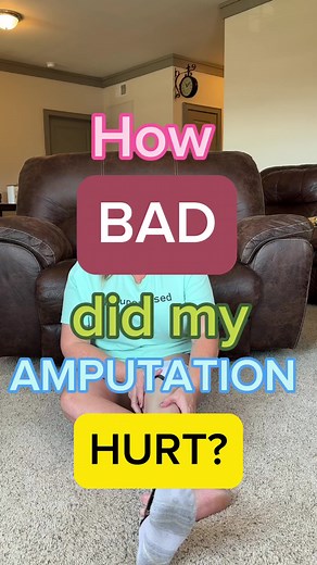 How bad was my #amputationpain #electiveamputee #amputationstory #amputationrecovery #amputationjourney #amputeelife #amputation | Kerri Trammel