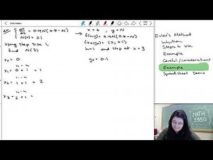 2.4 Euler's Method - logistic example