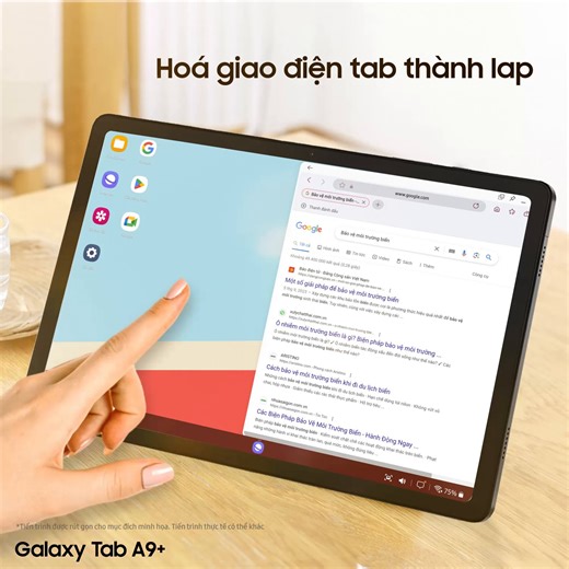 Nâng cao hiệu suất học tập với chế độ Samsung DeX lần đầu xuất hiện trên Galaxy Tab A9 . Hỗ trợ bạn biến giao diện máy tính bảng thành máy tính bàn để thực hiện các thao tác đa nhiệm mượt mà hiệu quả ⚡️💪 Sở hữu ngay: https://bit.ly/Galaxy_TabA9_Nov17 #GalaxyTabA9 #Manhhieunang #Muothienthi | Samsung