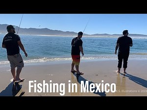 Fishing the beaches of Mexico