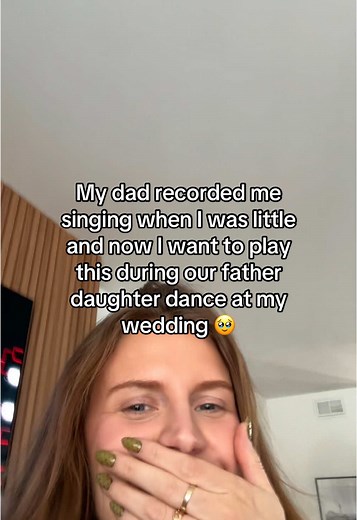 Father Daughter Singing You're Still the One Wedding Song