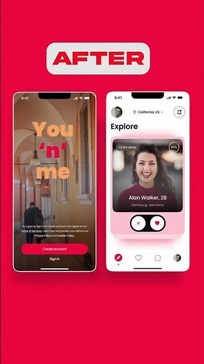 Modern Dating App UI Design | Figma | iOS App Design