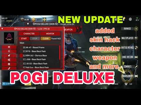 NEW UPDATE | POGI DELUXE CODM MOD MENU APK ADDED SKIN HACK CHARACTERS AND WEAPON 1.6.54 GARENA