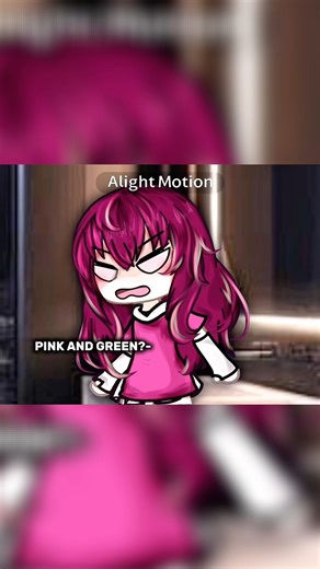 || haircolour || ♥️🎀📎 {gacha} [Pink and green hair!!] #gacha #haircolour #gachalife #edit