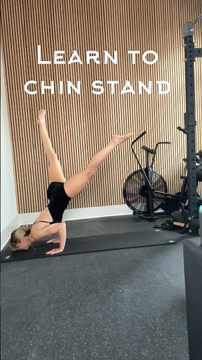 Learn to Chin Stand! #yogapostures #chinstand #yoga #fitness