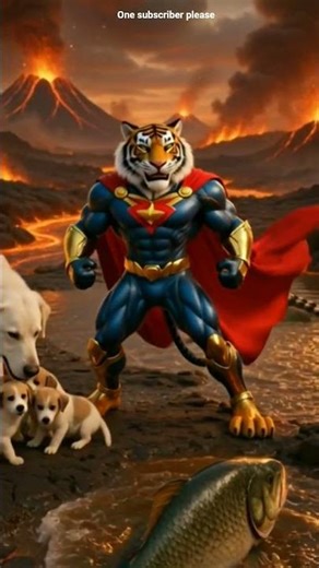 Super Tiger Saves Dog from Devil and Builds a Safe Home | Emotional Animal Hero Story 🐶❤️