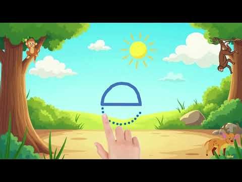 Let's write letter e