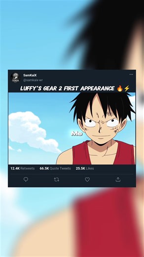 Luffy’s Gear 2 First Appearance 🔥 #onepiece #anime #luffygear2