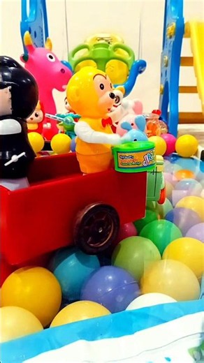 A monkey riding a cart.