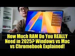 How Much RAM Do You REALLY Need in 2025? Windows vs Mac vs Chromebook Explained!