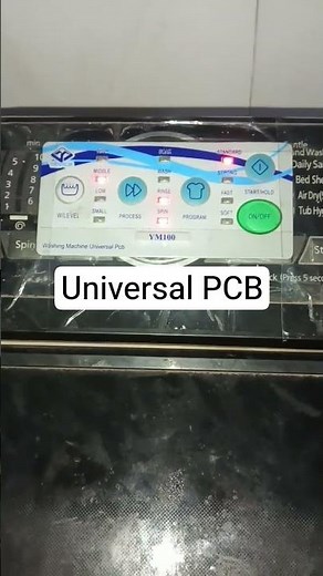 how to install universal PCB top load washing machine