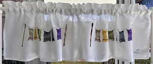 Wash Day Laundry Room Window Valance - Etsy